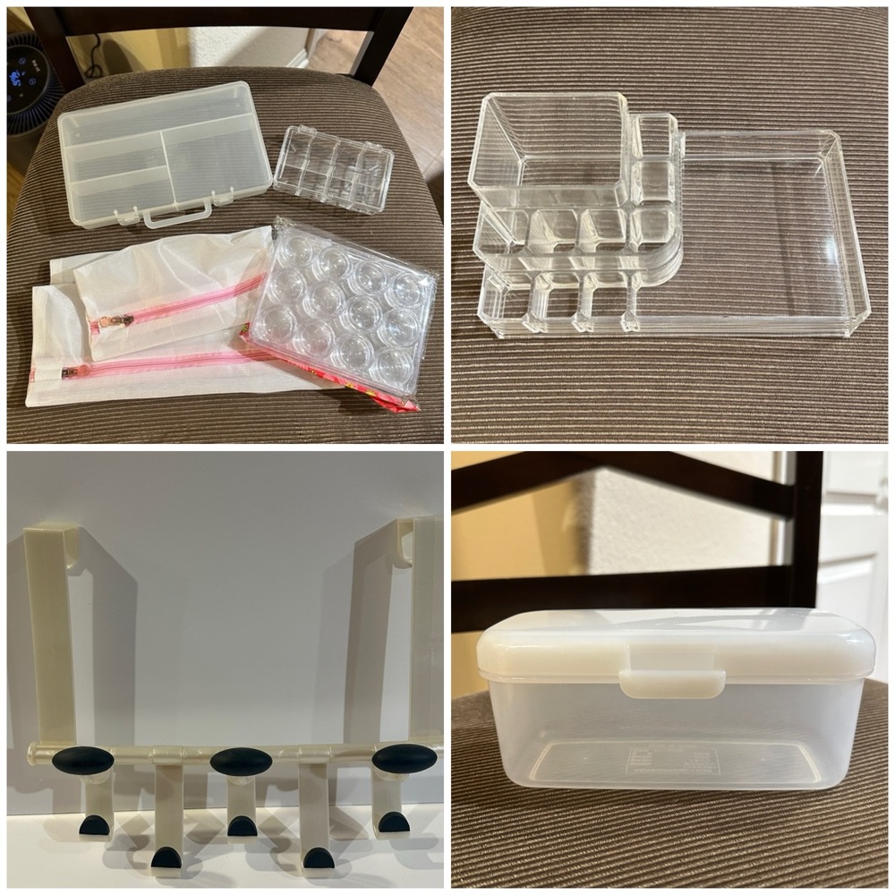 8 Items: Laundry Bags and Containers